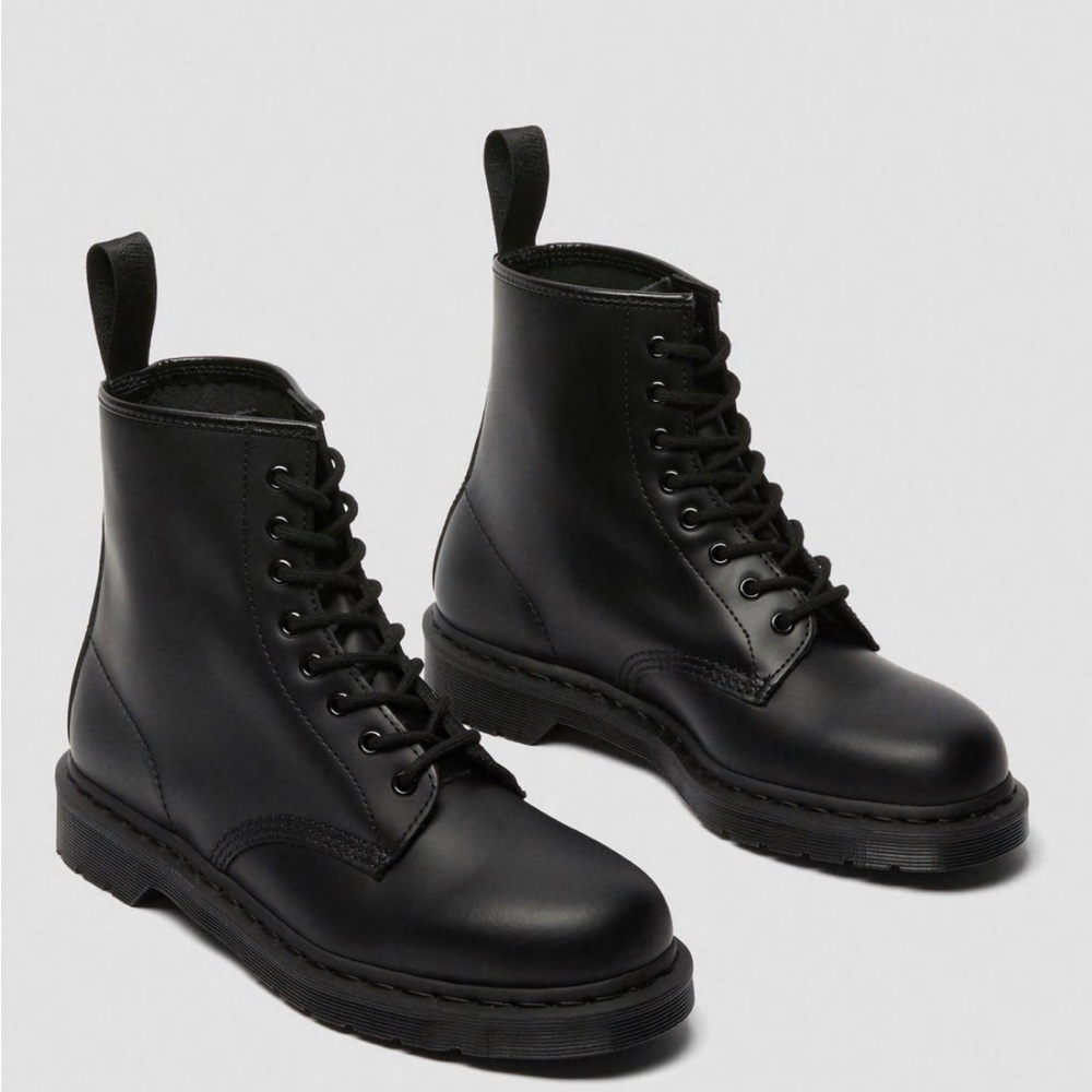 Dr Martens 1460 Mono Smooth Leather Lace Up Boots